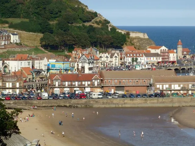 Scarborough South Bay, harbour and Castle Headland